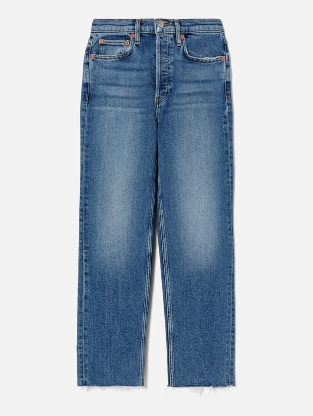 Re/done 70s Stove Pipe Jeans 27 Straight Leg Fitted Cropped